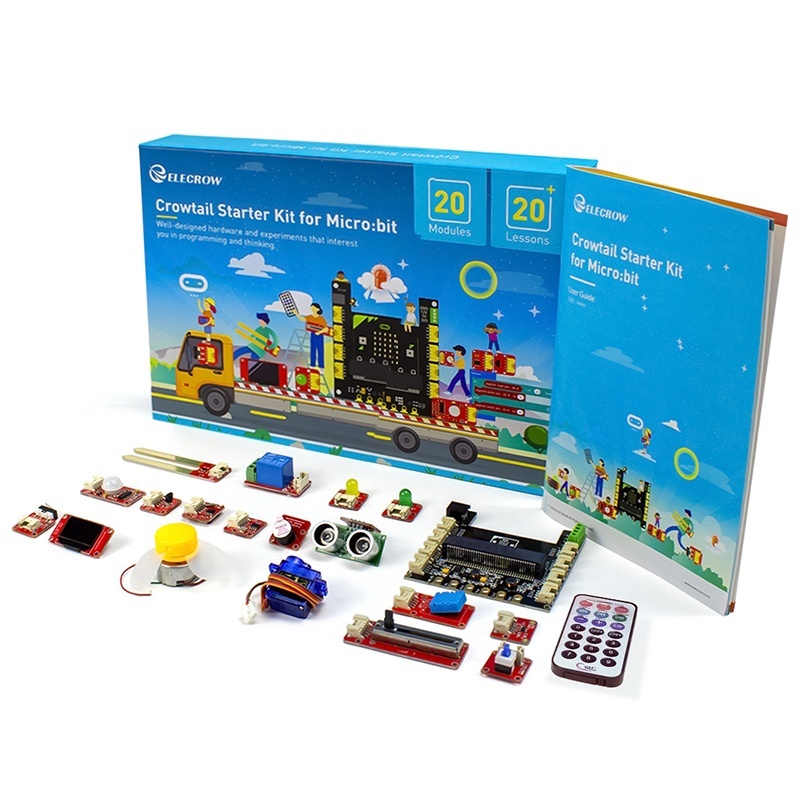 Crowtail стартов комплект за micro:bit - 20 модула без запояване