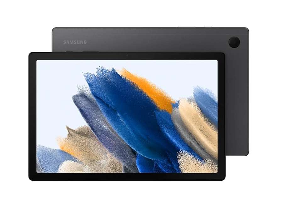 Samsung Galaxy Tab A8 WIFI 10.5" таблет с 64 GB памет, Octa-Core процесор, 4 GB RAM, Bluetooth 5.0, 8.0 MP основна камера и 5.0 MP селфи камера, 7040 mAh батерия, Android 10 операционна система, сив цвят.