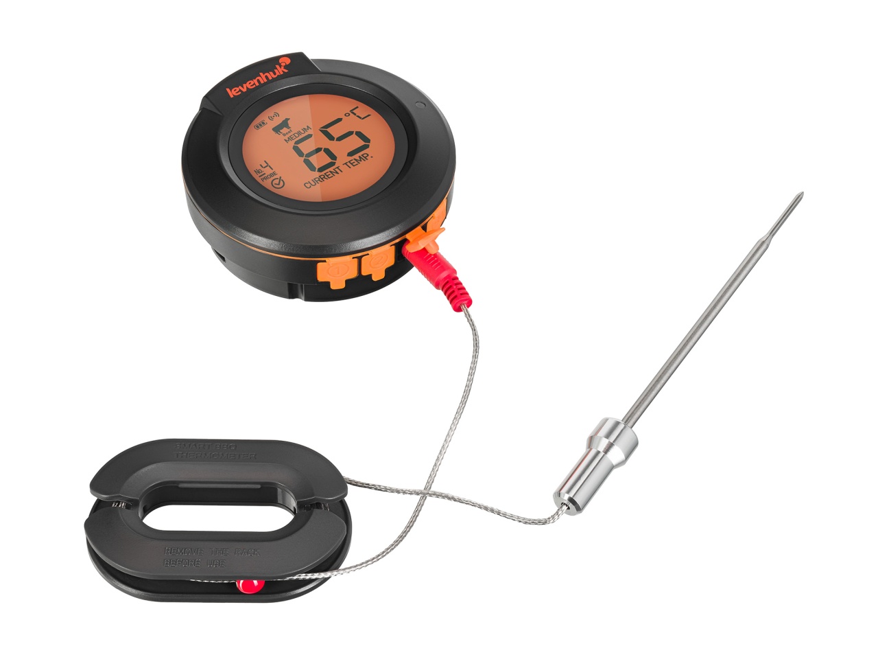 Термометър за месо Wezzer Grill BT40 с Bluetooth и 2 сонди