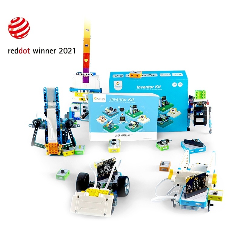 Crowbits Inventor Kit за micro:bit - роботи със сензори и мотори