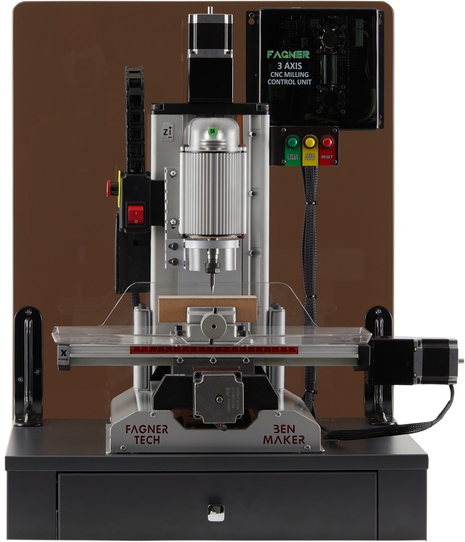 Fagner CNC фреза 3 оси - учебна машина с управление по G-код