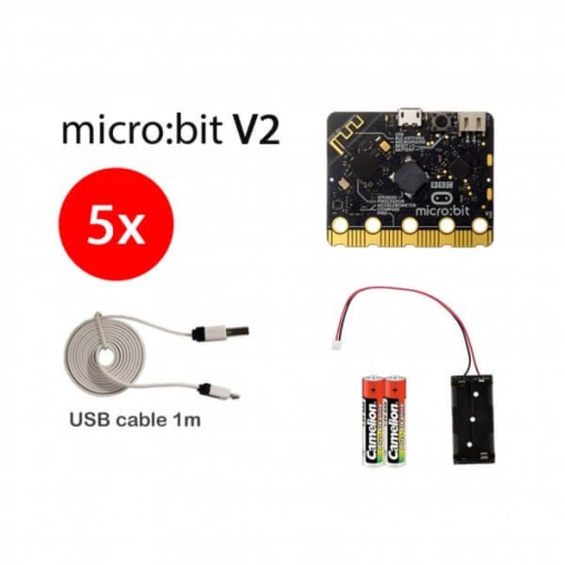 Компютърна платка BBC MICRO:BIT комплект 5 бр