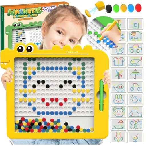 Магнитна дъска за деца MagPad Динозавър