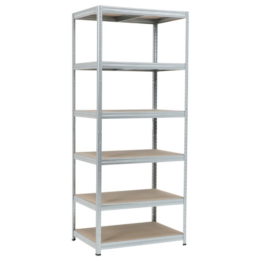 Метален стелаж STAR 213x90x60 см, до 250 кг на рафт - цинк