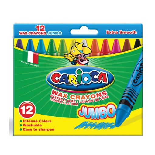 Пастели CARIOCA Джъмбо 12 цвята
