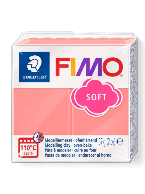 Полимерна глина Staedtler Fimo Soft 8020, 57g, грейпфрут