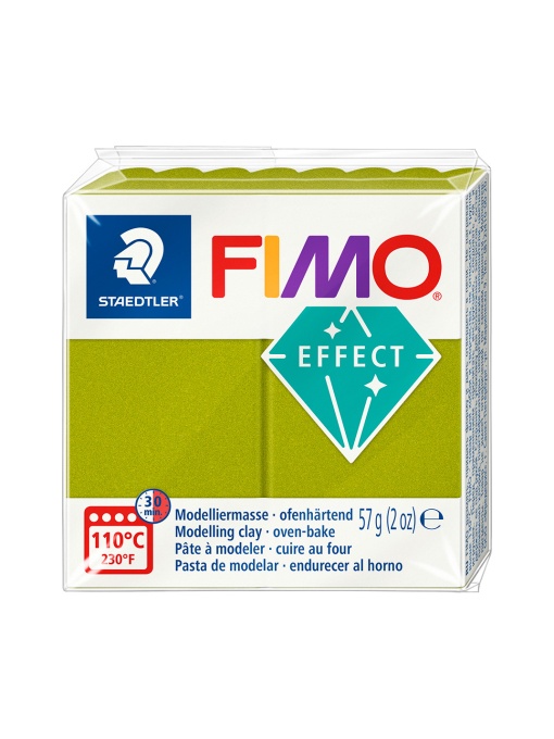 Пол. глина Staedtler Fimo Effect,57g, мет.зелен 51