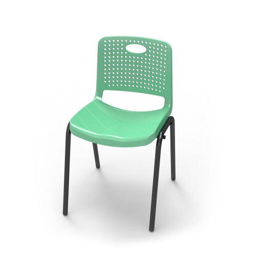 Ученически стол Stilo, зелен, RFG, 380 х 350 х 430 mm, от V до VIII клас