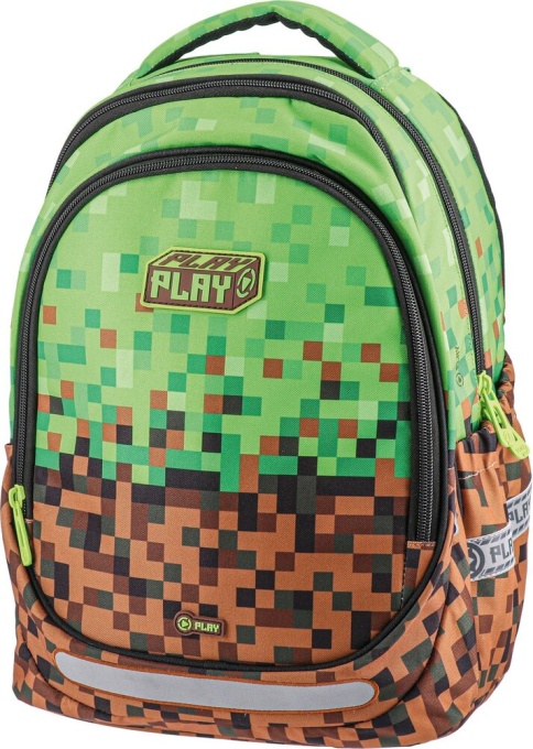 Анатомична Ученическа Раница Maxx Play Green