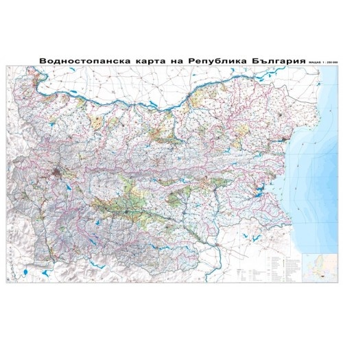 Водностопанска карта на България