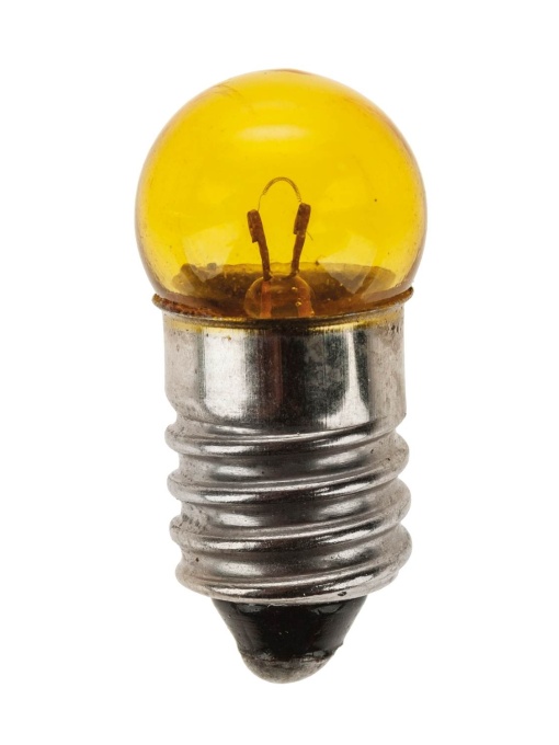 Жълта лампа (3.5V/0.2A), 10 бр
