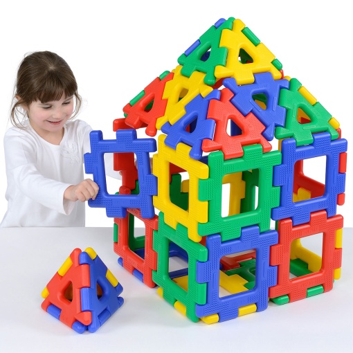 Конструктор Polydron, Giant, Стартов, 40 части