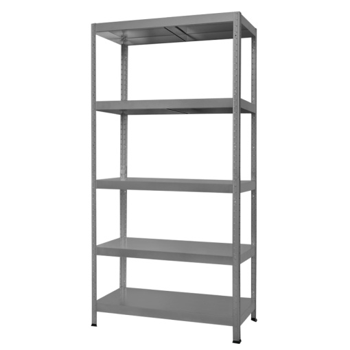 Метален стелаж HARD 180x100x40 см, до 130 кг на рафт - сив