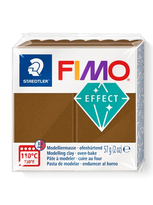 Полимерна глина Staedtler Fimo Effect,57g, мет.бронз 71