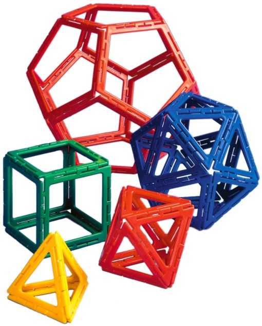 Polydron Frameworks Платонови тела