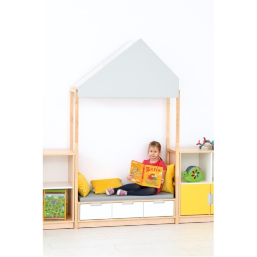 Quadro - сенник с широка рамка, сив