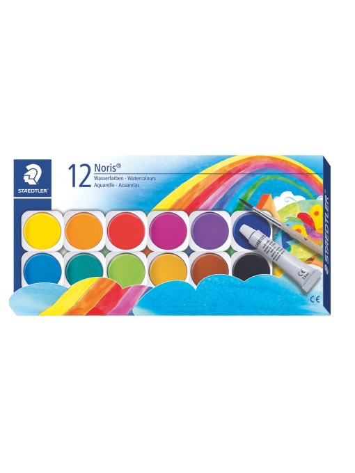 Акварелни боички Staedtler NC 888,12 цвята в кутия