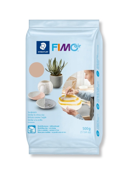 Глина Staedtler Fimo Air basic 8100, 500g,телесен