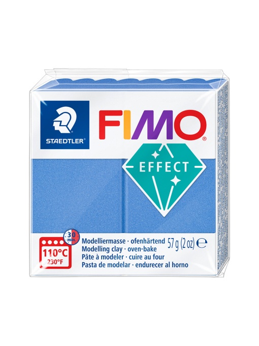 Пол. глина Staedtler Fimo Effect,57g, мет.син 31