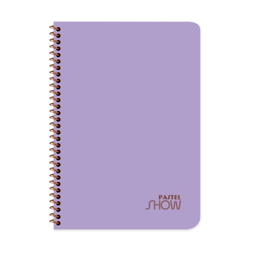 Тетрадка А4 40 Л. ШР, Спирала, Pvc, Pastel