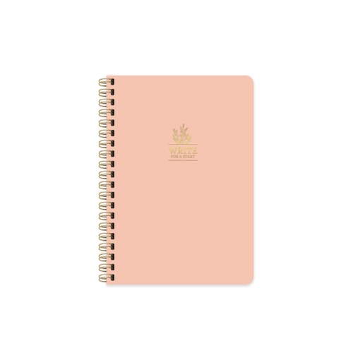 Тефтер А5 96 Л. Ред Твърда Корица, Спирала, Write For A Start