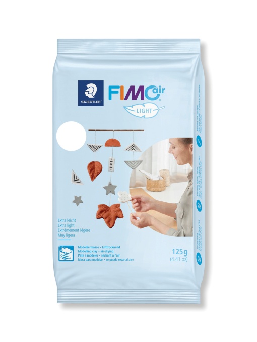 Глина Staedtler Fimo Air light 8130, 350g, бял