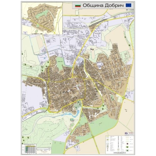 Карта на община Добрич