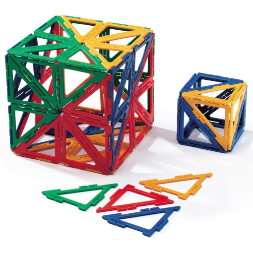Конструктор Polydron FRAMEWORKS ПРАВОЪГЪЛНИ ТРИЪГЪЛНИЦИ 100 бр