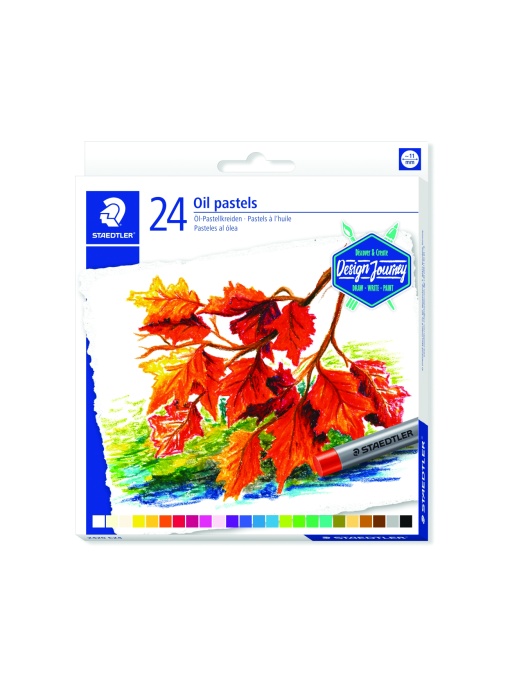 Маслени пастели Staedtler Design Journey, 24 цвята