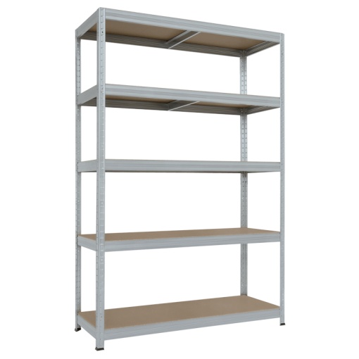 Метален стелаж STAR PL 213x120x45 см, до 250 кг на рафт - цинк