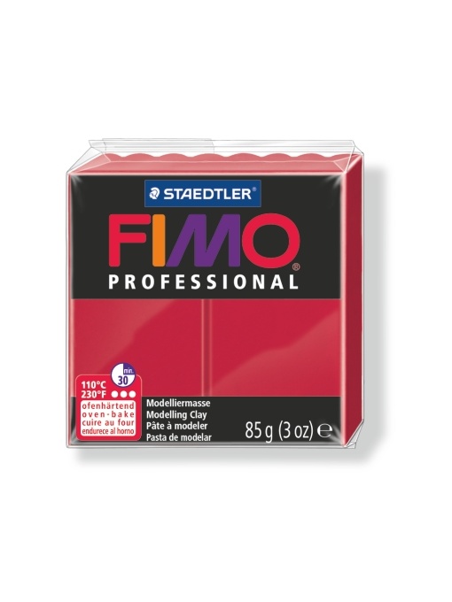 Полимерна глина Staedtler Fimo Prof,85g, кармин 29