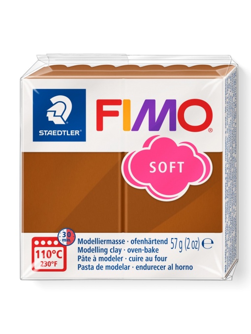 Полимерна глина Staedtler Fimo Soft, 57 g, карам 7