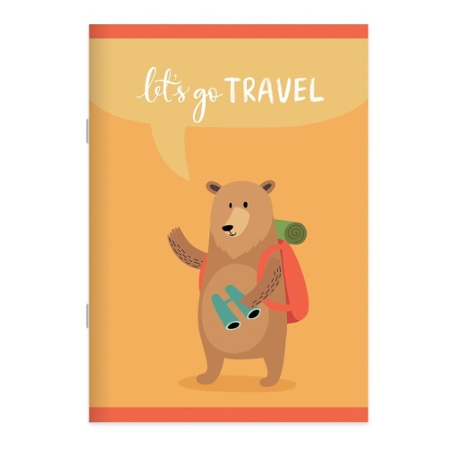 Тетрадка А4 60 Л., Ред, Картонена Корица, Travellers