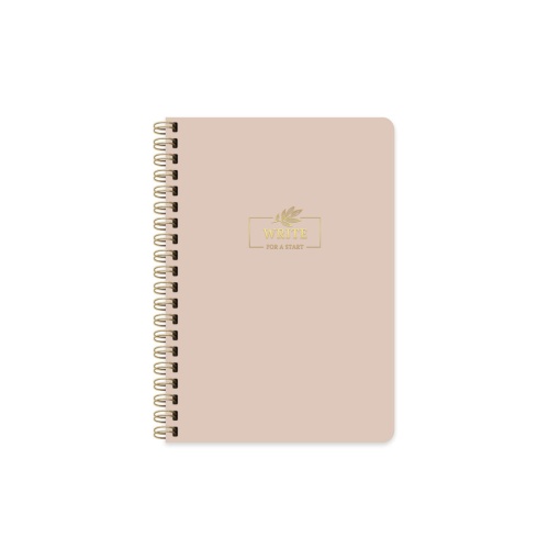 Тефтер А5 96 Л. Ред Твърда Корица, Спирала, Write For A Start