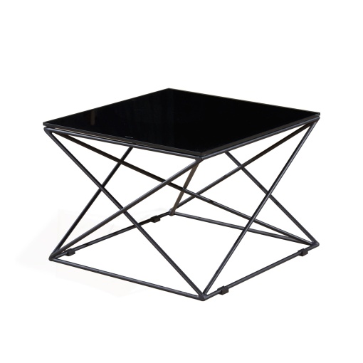 Cubo Ниска маса, RFG, 600 х 600 х 400 mm, черна