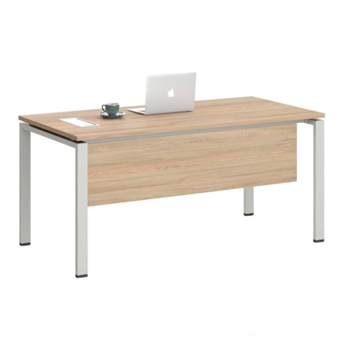 RFG Бюро Monaco, плот бряст, бял метал, 1600 х 800 х 750 mm