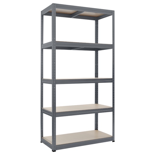 Метален стелаж STAR 180x90x45 см, до 350 кг на рафт - сив