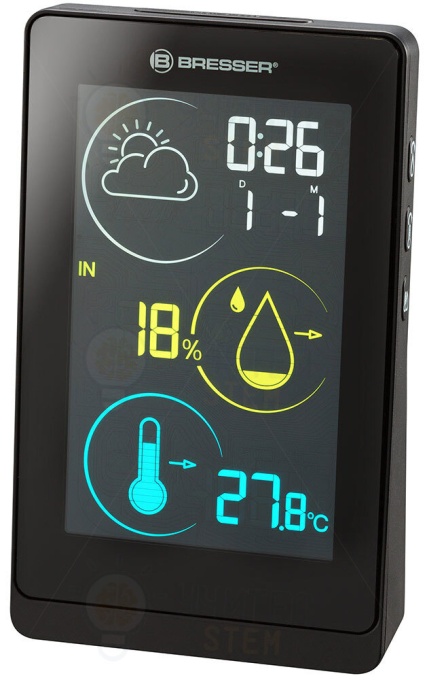 Метеорологична станция със цветен дисплей Temeo Life H, black