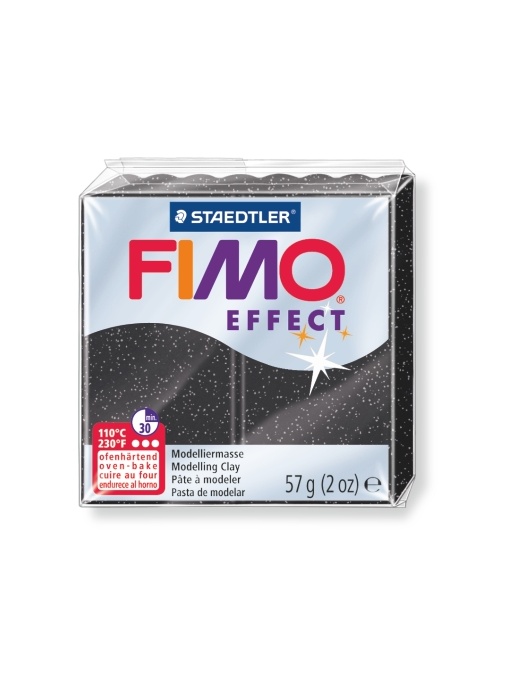 Полимерна глина Staedtler Fimo Effect, 57g, чер903