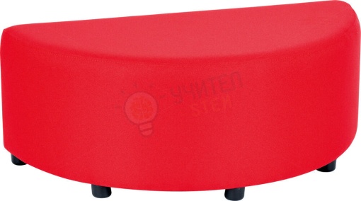 Седалка Bloco Mini полукръг червен