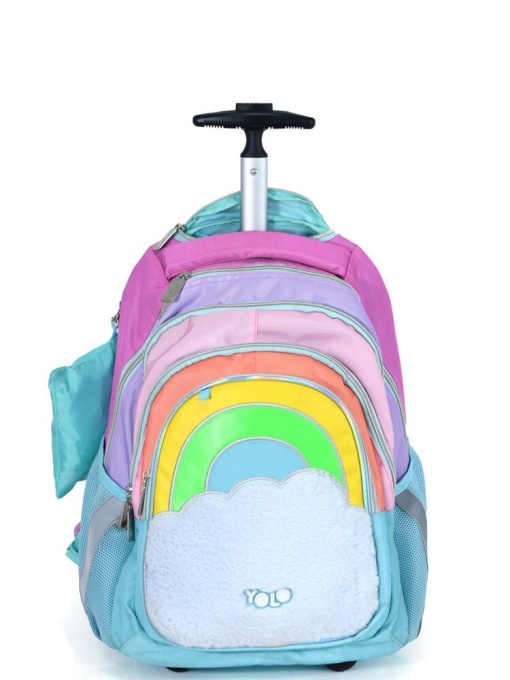 Ученическа Раница С Колела Rainbow
