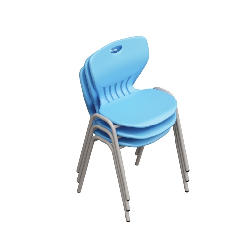 Ученически стол Maxima A, небесносин, от I до V клас, 36 х 38 х 38 cm, RFG.