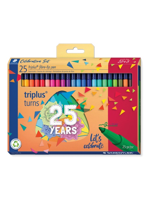 Флумастери Staedtler 25 years 323, 20+5 цвята