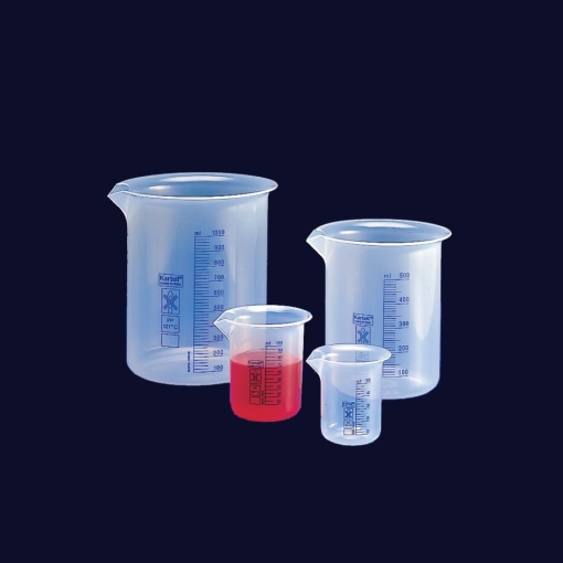 Чаша PP сини деления 25 ml