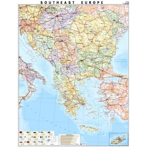 Балкани – политическа карта