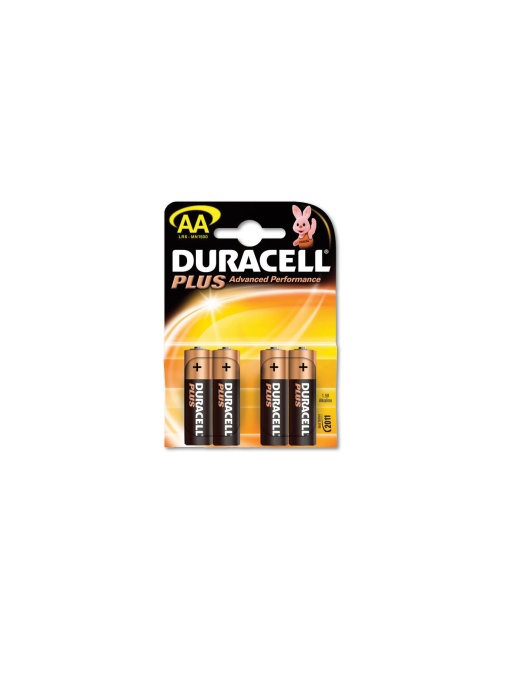Батерии Duracell алкални LR06/AA,1.5V, basic, 4 бр