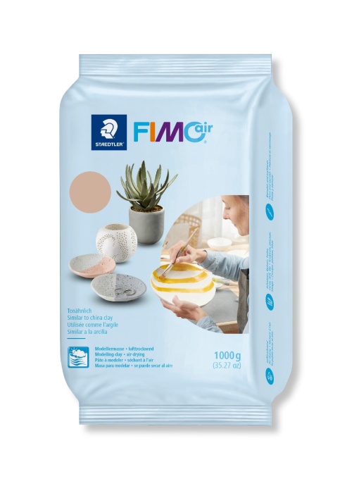 Глина Staedtler Fimo Air basic 8101, 1 kg, телесен