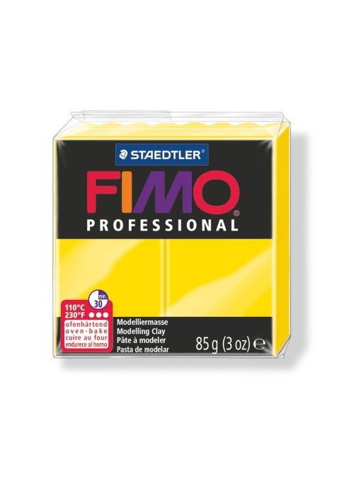 Полимерна глина Staedtler Fimo Prof,85g, жълт 100