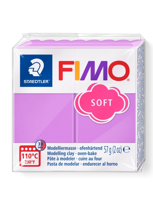 Полимерна глина Staedtler Fimo Soft, 57 g,лаван 62
