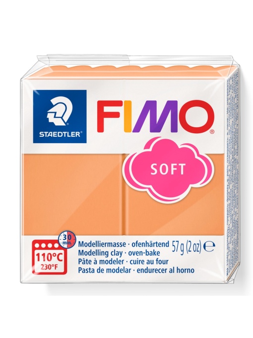 Полимерна глина Staedtler Fimo Soft, 57g,оранж T4